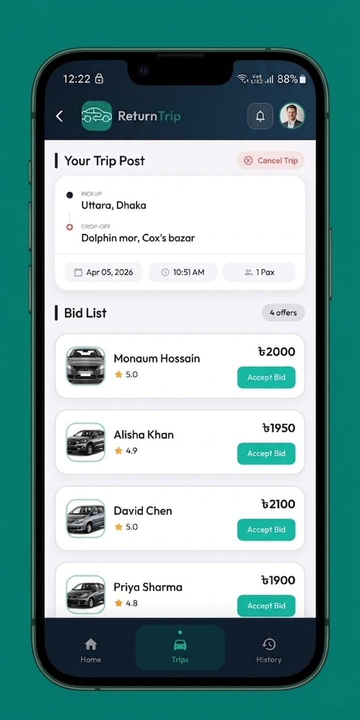 Return Trip App